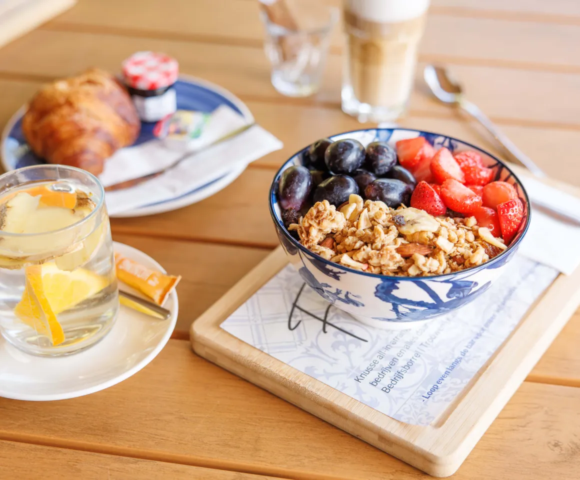 Ontbijtbuffet in Delft