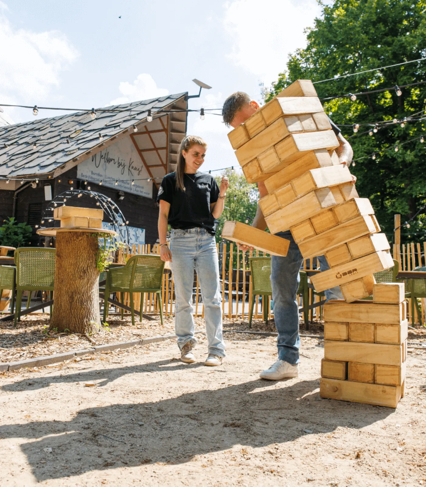 XXL Jenga Knus Delft